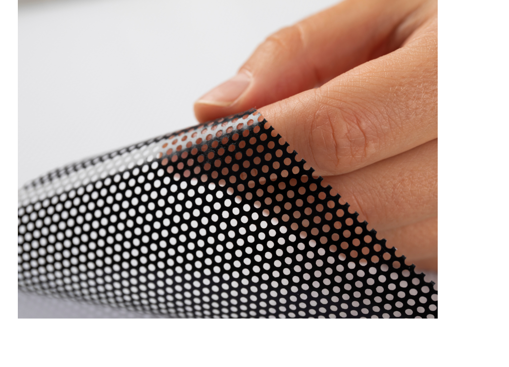 Perforated window film (One Way Vision)